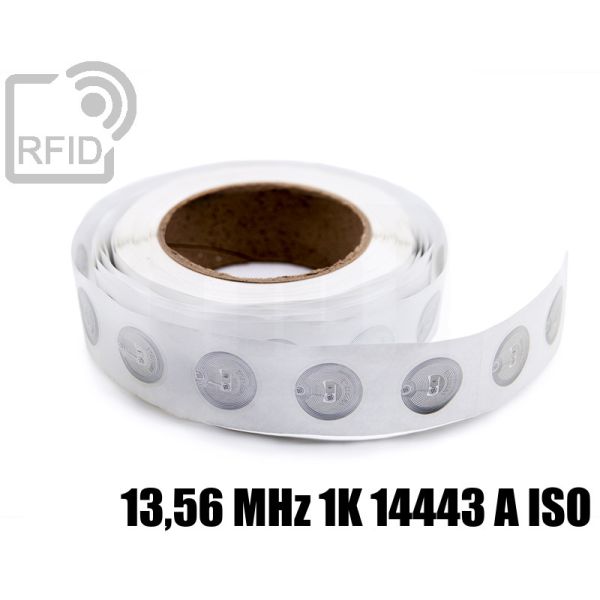EH02C23 Etichette RFID trasparente Diam.30 mm 13