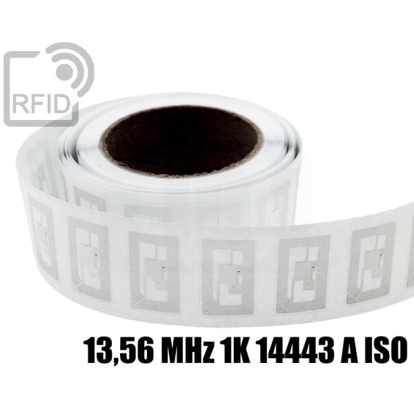 EH03C23 Etichette RFID trasparente 50 x 50 mm 13