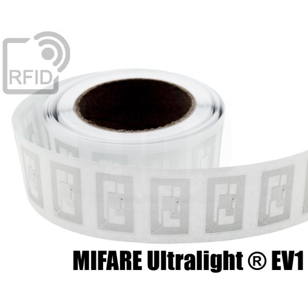 EH05C46 Etichette RFID trasparente 40 x 25 mm NFC Mifare Ultralight ® EV1 thumbnail