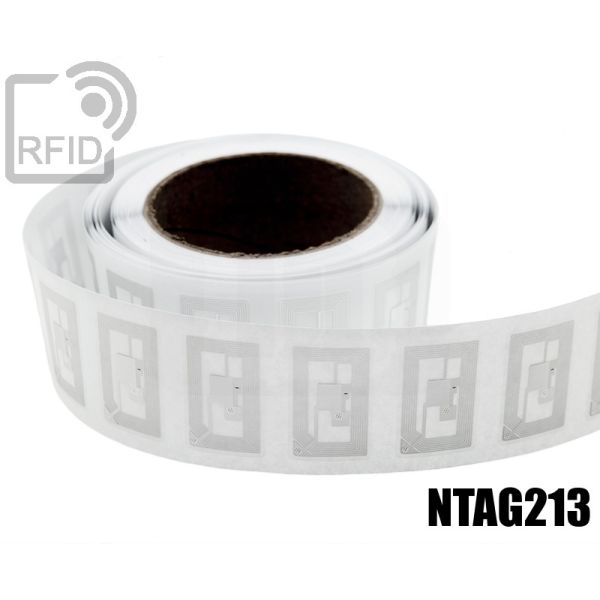 EH22C67 Etichette RFID trasparente 21 x 12 mm NFC ntag213 swatch