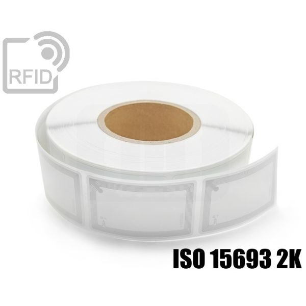 ES06C24 Etichette RFID 49 x 81 per biblioteche NFC ISO 15693 2K thumbnail