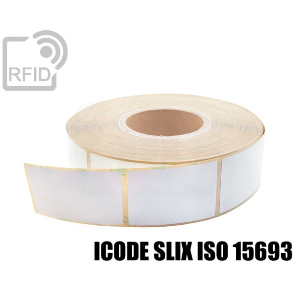ES06C53 Etichette RFID 49 x 81 per biblioteche ICode SLIX iso 15693 thumbnail