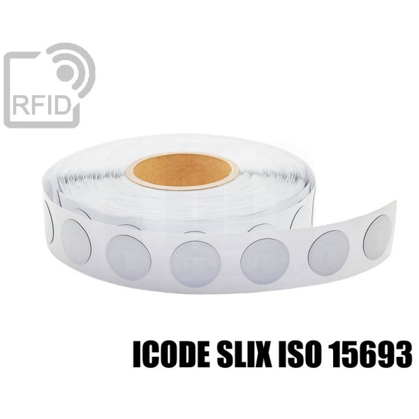 ES18C53 Etichette RFID antimetallo diam. 35 mm ICode SLIX iso 15693 swatch