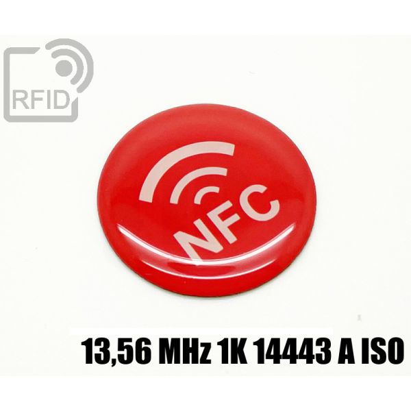 ES31C23 Etichette RFID resina diam. 30 mm 13