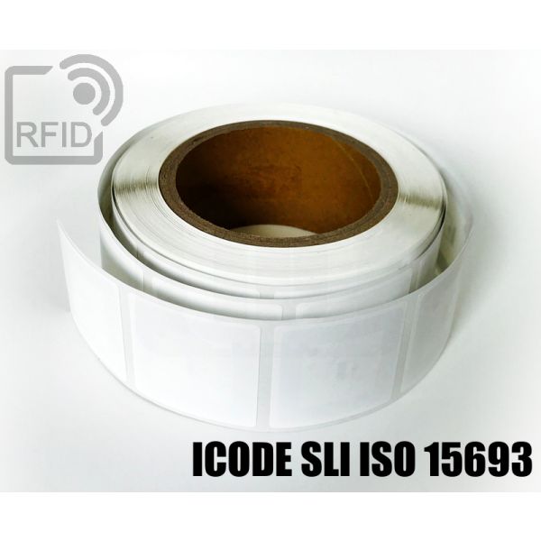 ET03C11 Etichette RFID 50 x 50 mm NFC ICode SLI iso 15693 swatch
