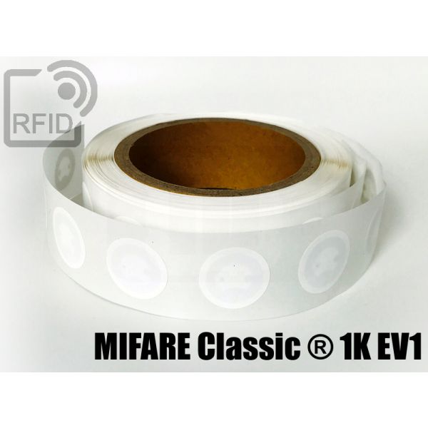 ET04C08 Etichette RFID Diam. 25 mm Mifare Classic ® 1K Ev1 thumbnail