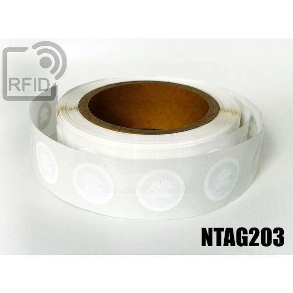 ET04C35 Etichette RFID Diam. 25 mm NFC Ntag203 swatch