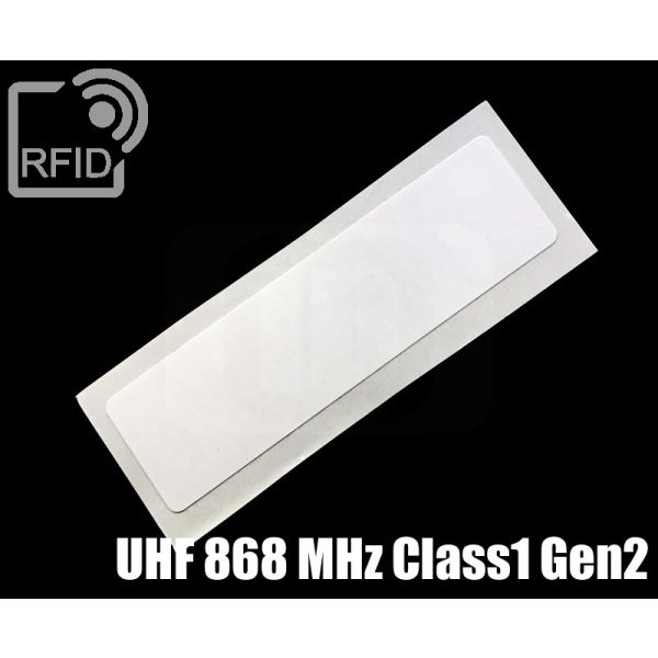 ET07C81 Etichette RFID 73 x 30 mm UHF 868 MHz Class1 Gen2 swatch
