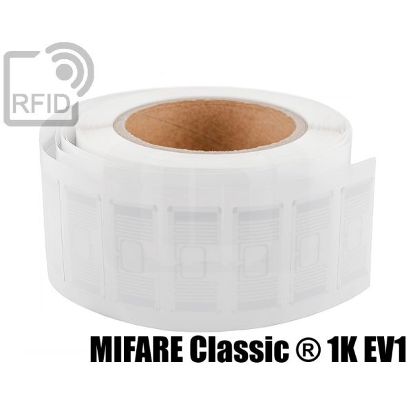 ET17C08 Etichette RFID 50 x 25 mm Mifare Classic ® 1K Ev1 swatch