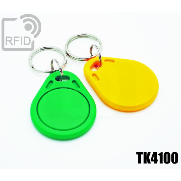 KY01C01 Portachiavi tag RFID piatto TK4100 swatch