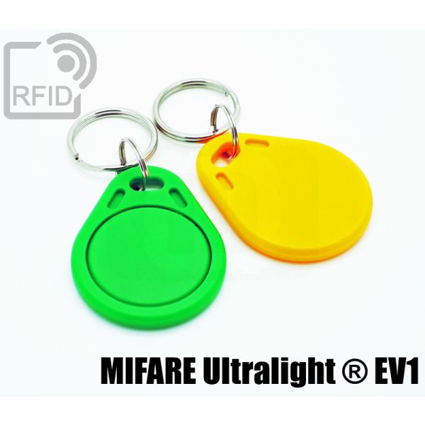 KY01C46 Portachiavi tag RFID piatto NFC Mifare Ultralight ® EV1 swatch