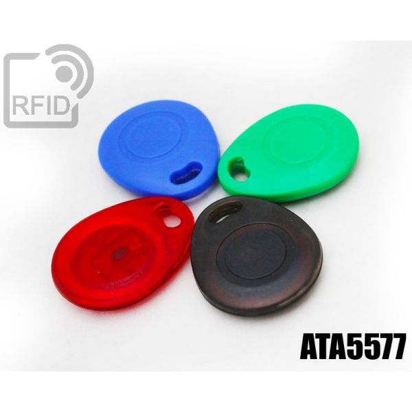 KY03C41 Portachiavi tag RFID bombato ATA5577 swatch
