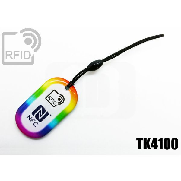 KY04C01 Portachiavi RFID ovale TK4100 swatch