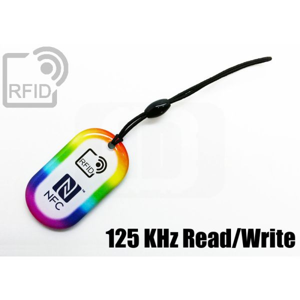 KY04C18 Portachiavi RFID ovale 125 KHz Read/Write swatch