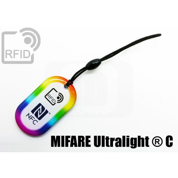 KY04C47 Portachiavi RFID ovale NFC Mifare Ultralight ® C swatch