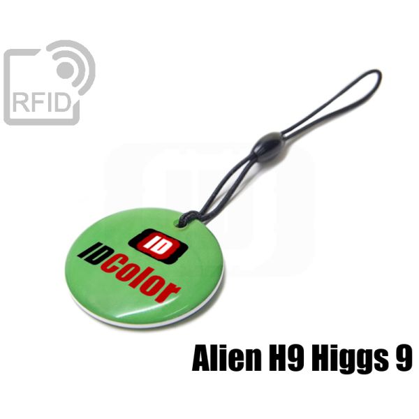KY12C63 Portachiavi tag RFID circolare Alien H9 Higgs 9 swatch
