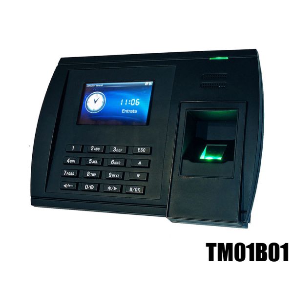 TM01B01 Timbracartellino presenze impronta + RFID MIFARE ® 13