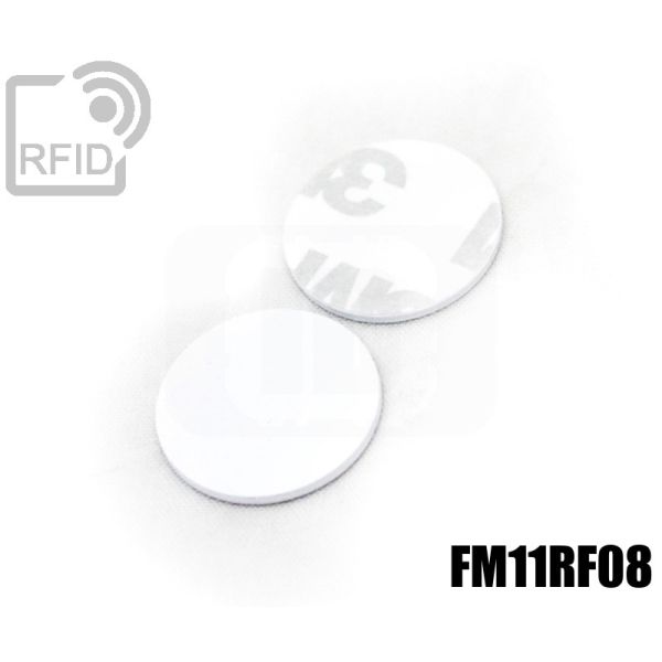 TR02C07 Dischi adesivo RFID PVC FM11RF08 thumbnail