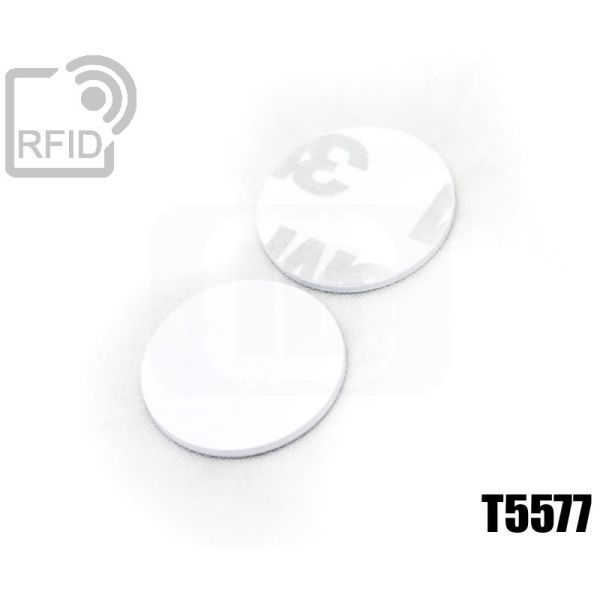 TR02C40 Dischi adesivo RFID PVC T5577 thumbnail
