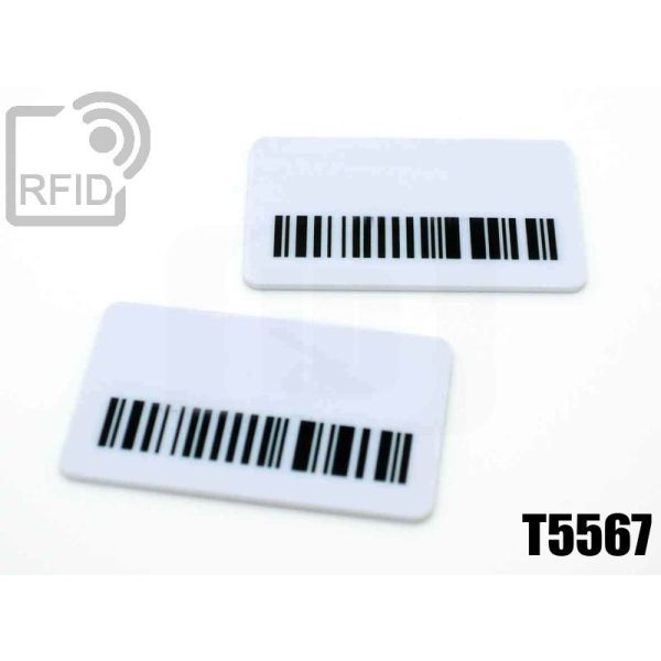 TR04C04 Targhette RFID rettangolari T5567 swatch