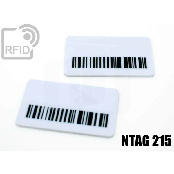 TR04C73 Targhette RFID rettangolari NFC ntag215 swatch