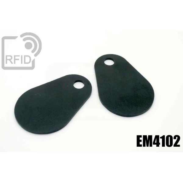 TR05C17 Targhetta RFID fibra vetro EM4102 thumbnail