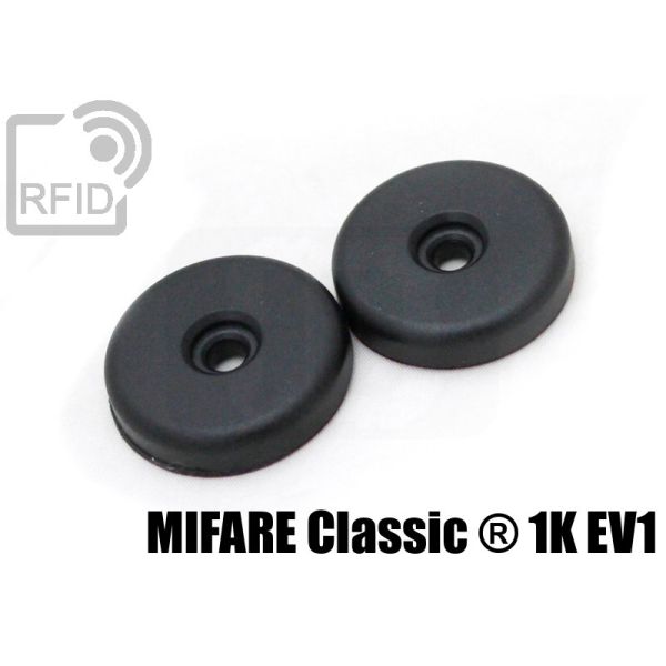TR06C08 Dischetti RFID 30mm ABS vite/adesivo Mifare Classic ® 1K Ev1 thumbnail