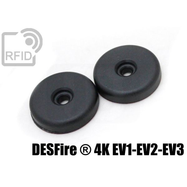TR06C10 Dischetti RFID 30mm ABS vite/adesivo NFC Desfire ® 4K Ev1-Ev2-Ev3 swatch