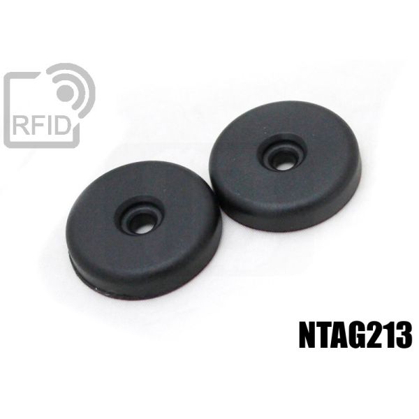 TR06C67 Dischetti RFID 30mm ABS vite/adesivo NFC ntag213 swatch