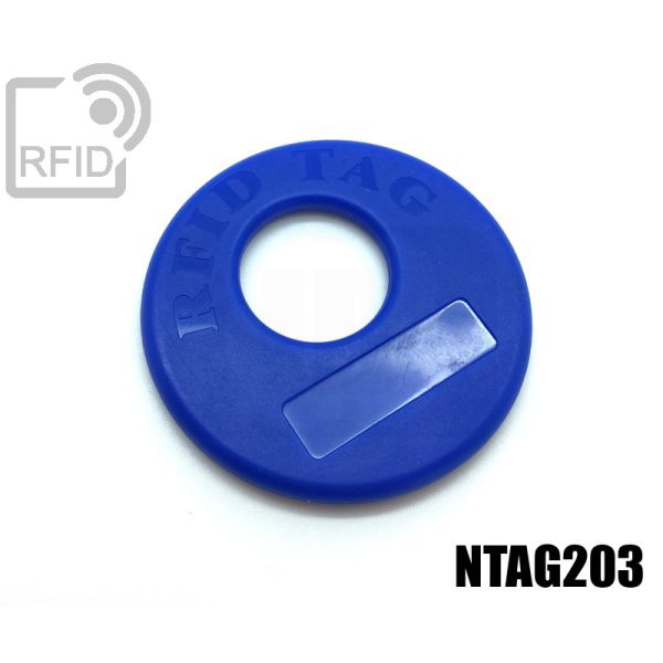 TR14C35 Disco RFID prodotti appesi NFC Ntag203 thumbnail