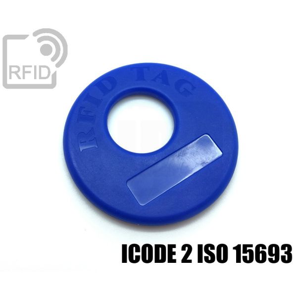 TR14C51 Disco RFID prodotti appesi ICode 2 iso 15693 swatch