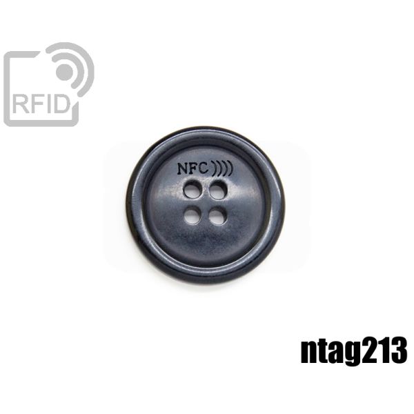 TR39C67 Bottone abbigliamento 20 mm NFC ntag213 thumbnail