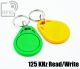 KY01C18 Portachiavi tag RFID piatto 125 KHz Read/Write small