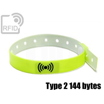 BR30C93 Braccialetti RFID vinile monouso 14 mm NFC Type 2 144 bytes small