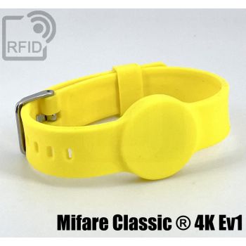 BR34C09 Pulseras de silicona RFID con hebilla de 16 mm Mifare Classic ® 4K Ev1 small