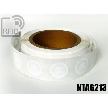 ET04C67 Etiquettes RFID Diamètre 25 mm NFC ntag213 small