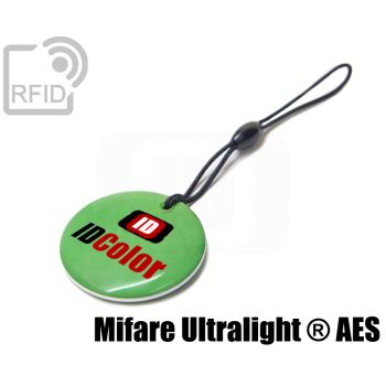 KY12C84 Portachiavi tag RFID circolare NFC Mifare Ultralight ® AES small